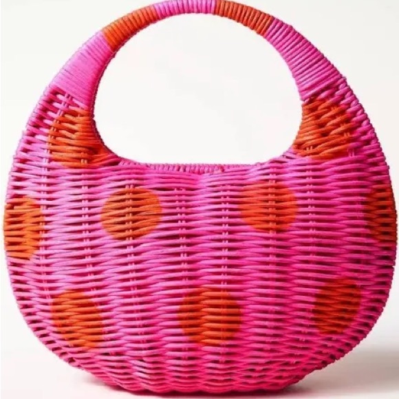 kate spade Handbags - Kate Spade Pink and Orange Shoulder Bag with Unique Design